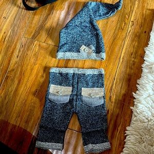 Newborn photo “Jean outfit”